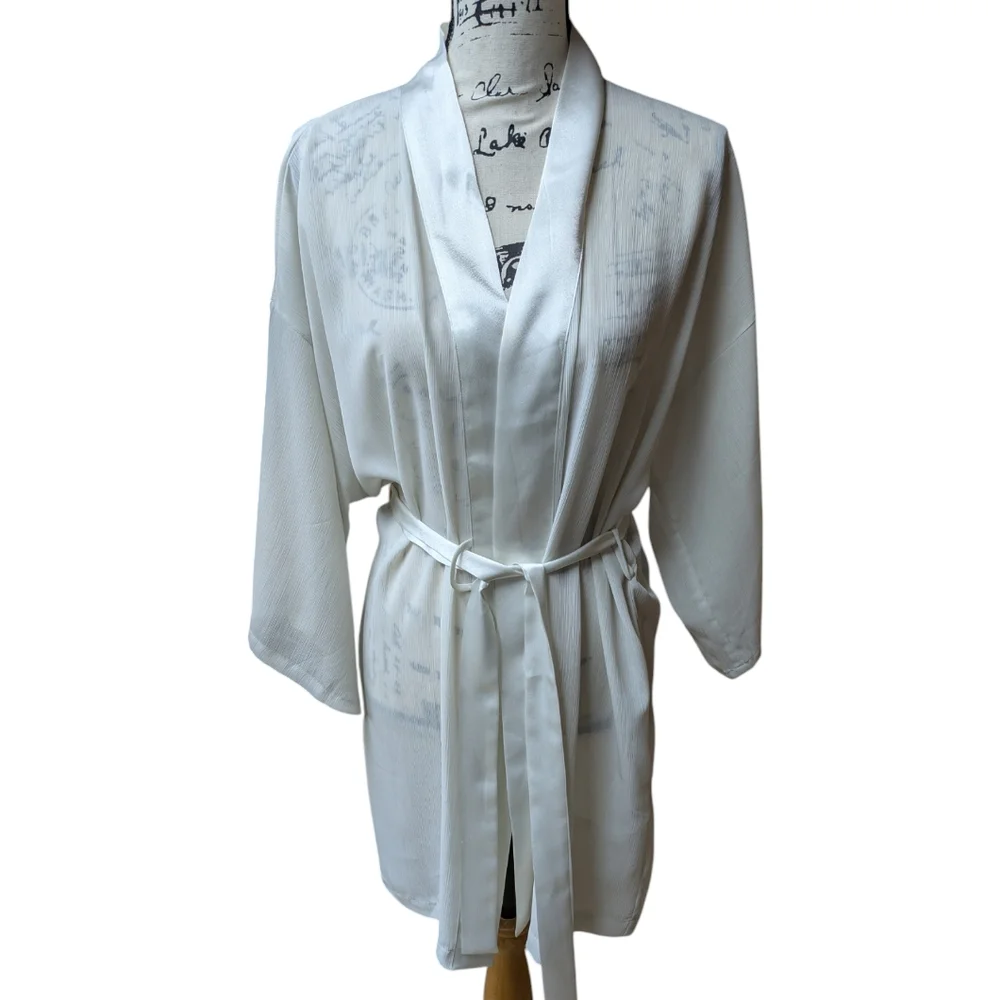 Victoria's Secret Vintage Gold Label Sheer Robe One Size